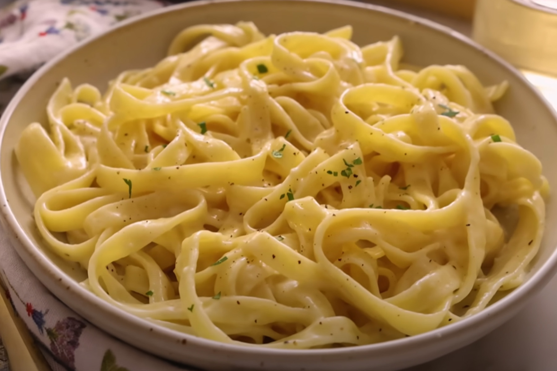 Alfredo sauce with half and half no flour