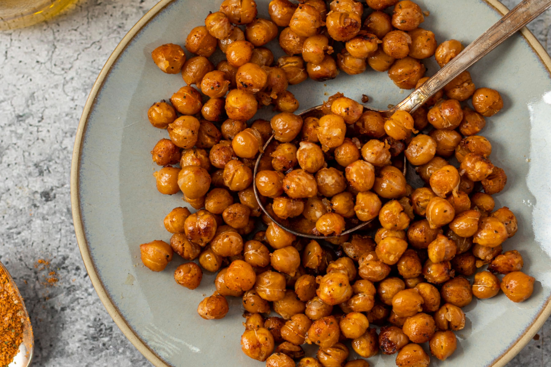 Savory Roasted Chickpea Snack Recipe