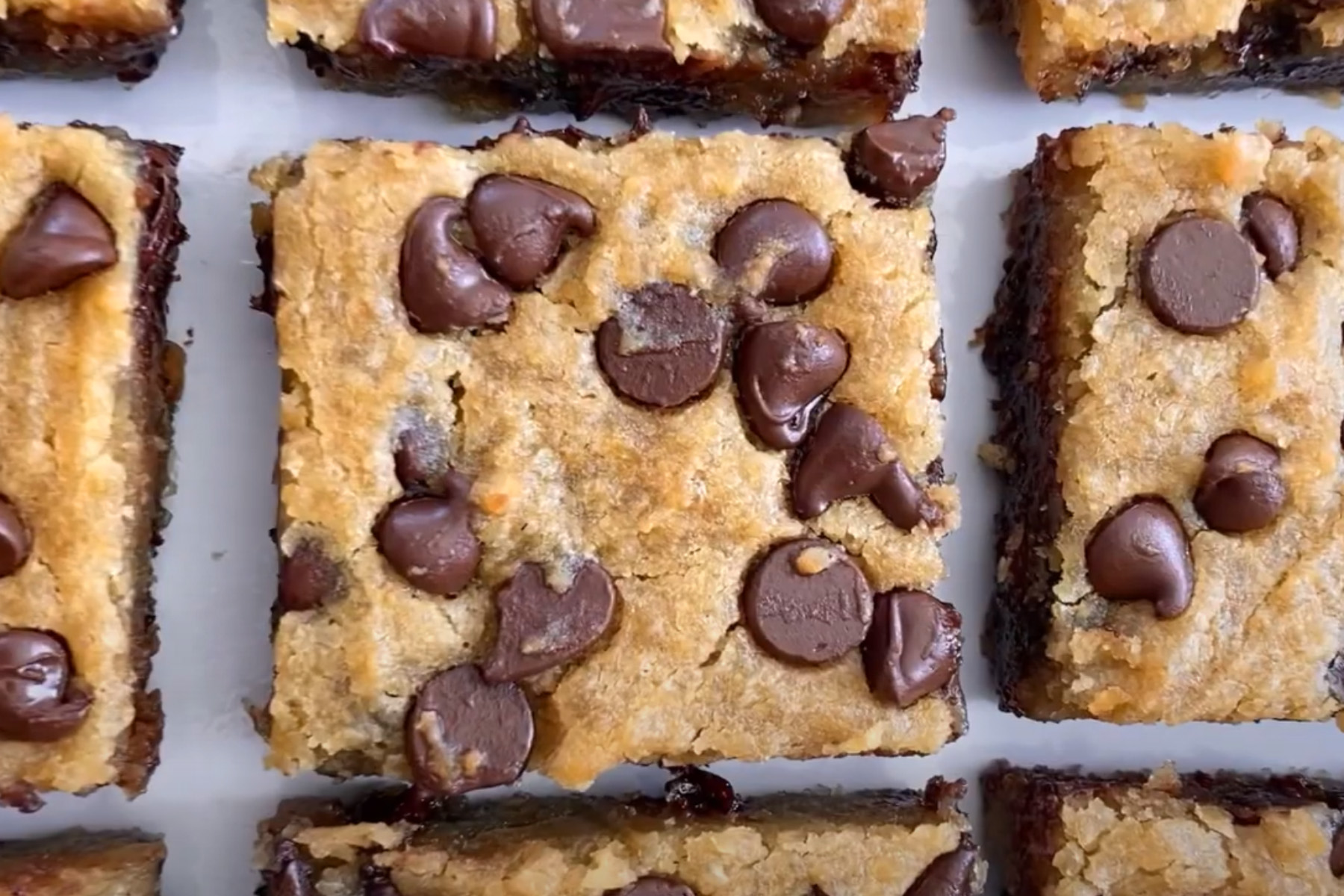 Chickpea blondies without peanut butter recipe