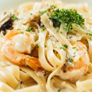 Creamy Garlic Mushroom Pasta