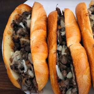 Philadelphia Cheese Steak Sandwich Recipe