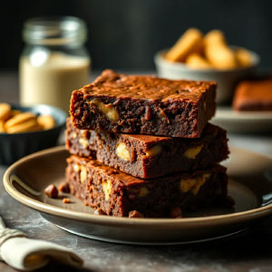 Decadent Peanut Butter Brownie Recipe