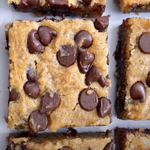Chickpea blondies without peanut butter recipe