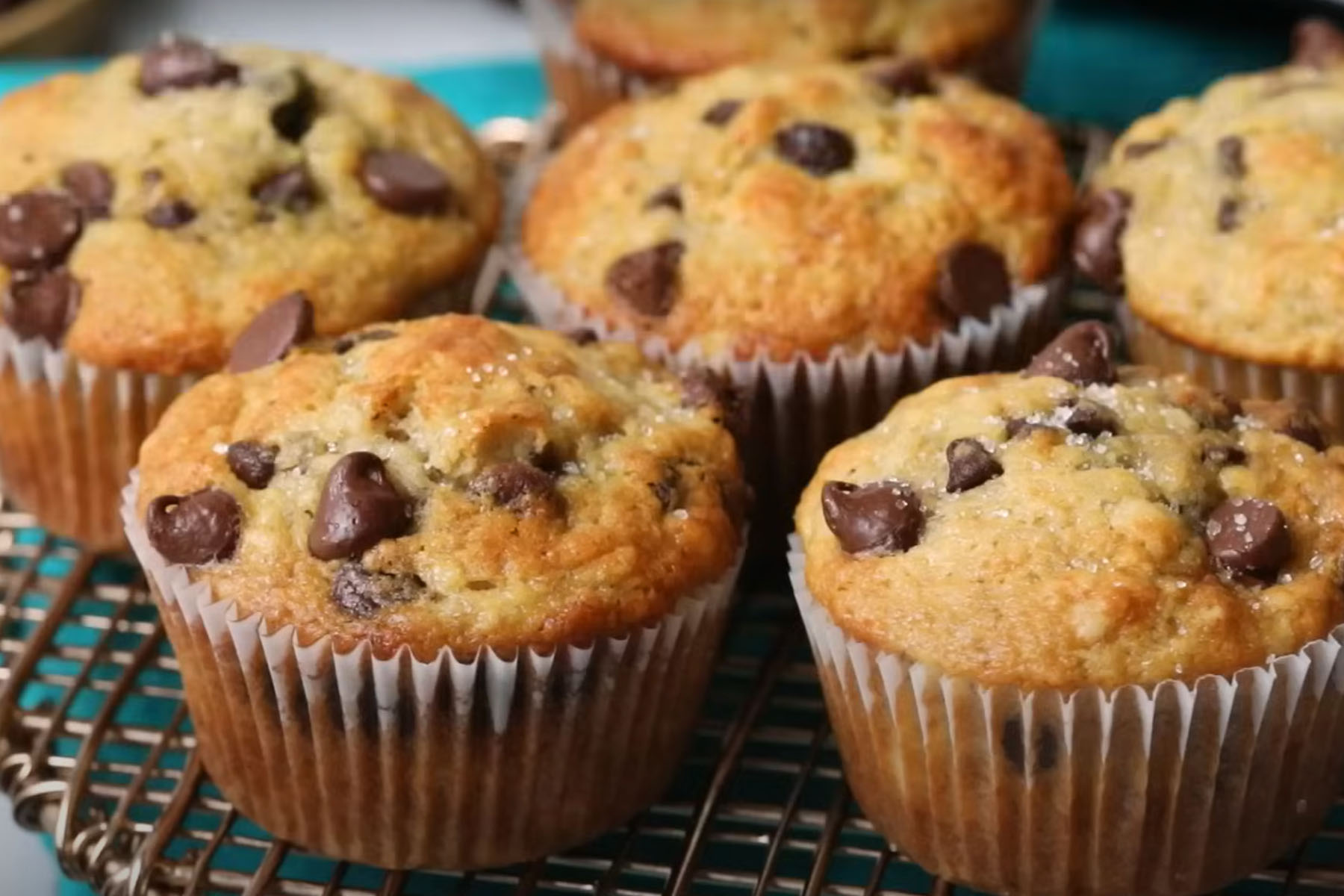 Banana chocolate chip muffins with oil Recipe