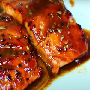 Simple honey glazed salmon recipe